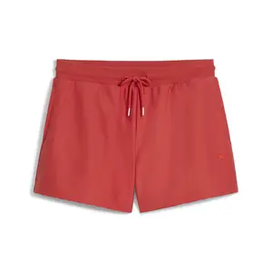 PUMA Womens Premium Essentials A-Line Woven 4 Inch Shorts Casual Bottoms Casual - Red