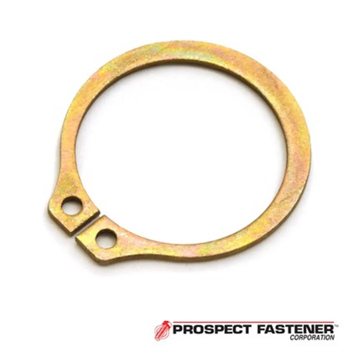 212 MAIN Basic External Rotor Clip - 2.25 in. Diameter, Carbon Steel, Zinc Dichromate Yellow Finish, ASME B18.27.1, Groove Fit, Axially Assembled, 57.1 mm Shaft Diameter, .078 in., .13 lbs, 25-Piece Pack for Sailing Water Sports, External Ring, Mechanical