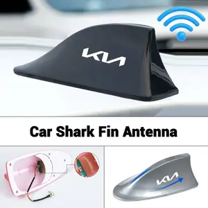 Car Roof Top Mount Shark Shape Fin Antenna Aerial cover decoration For Kia Models Compatibility K3 K5 Rio Picanto Ceed Sportage Cerato Soul Accessories