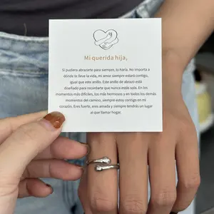 Siempre Contigo Hug Ring For My Daughter - A Symbol of Love and Protection