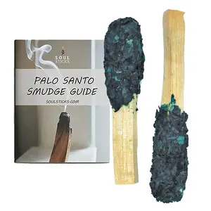 Aqua Blossom Palo Santo Pops Duo with Smudge Guide