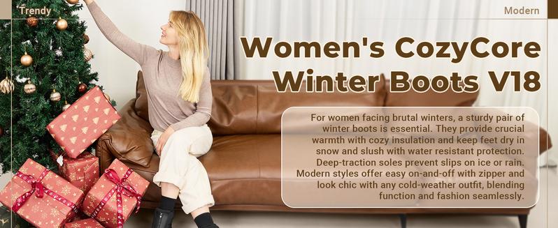 FitVille Women's Extra Wide Winter Boots Zipper Warm Insulated Snow Boots for Women Wide Width, Water Resistant, All-Day Comfort FitVille Women's Extra Wide Winter Boots Zipper Warm Insulated Snow Boots for Women Wide Width, Water Resistant, All-Day Comfort