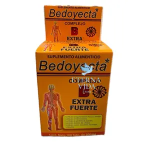 Bello Complejo B Antioxidantes Extra Fuerte Suplemento Alimenticio 100 Tabs 500mg