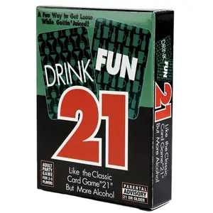 Drink Fun 21 Card Game，Hilarious Drinking Game Cards, Party Entertainment Game Cards ,gaming gift