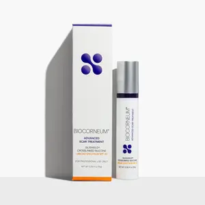 BIOCORNEUM 10g Silicone Scar Removal Gel with SPF 30 – Professional Use for Burns, Wounds & Post‑Surgical Scars Recovery Ideal For Face & All Body - Smoothing Skin Repair & Sun Protection