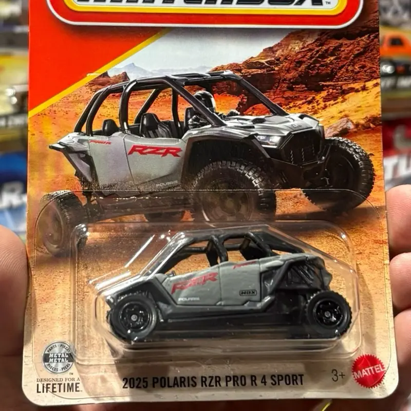 Mbox 2025 Polaris RZR Pro offroad vehicle Diecast car 1:64 scale