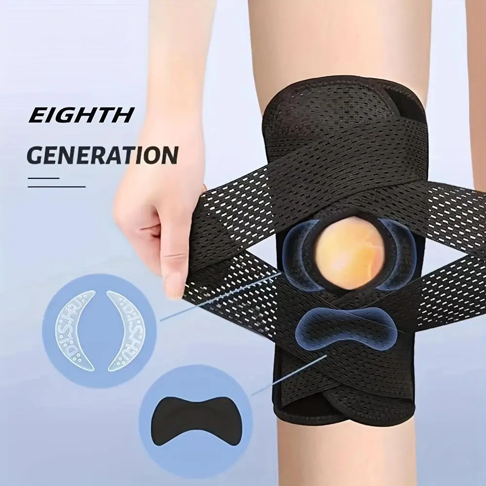 Adjustable Thin Patella Strap, 1 Count Patella Support Strap, Sports Knee Pads, Knee Brace for Men & Women, Sports Accessories for Running Jogging Cycling, Patellar Knee Brace, Patella Belt