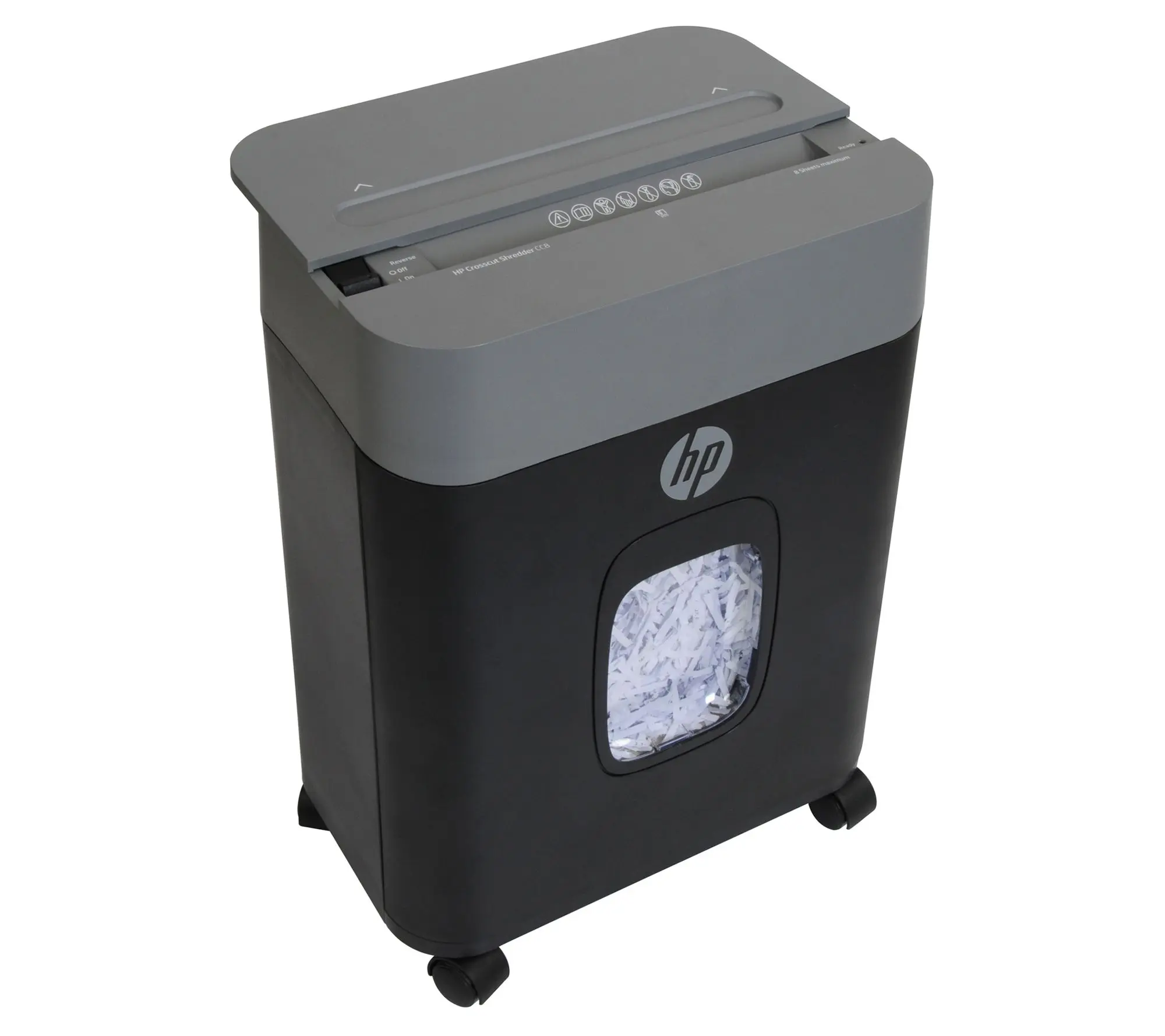 HP CC8 8-Sheet Crosscut Shredder HP CC8 8-Sheet Crosscut Shredder
