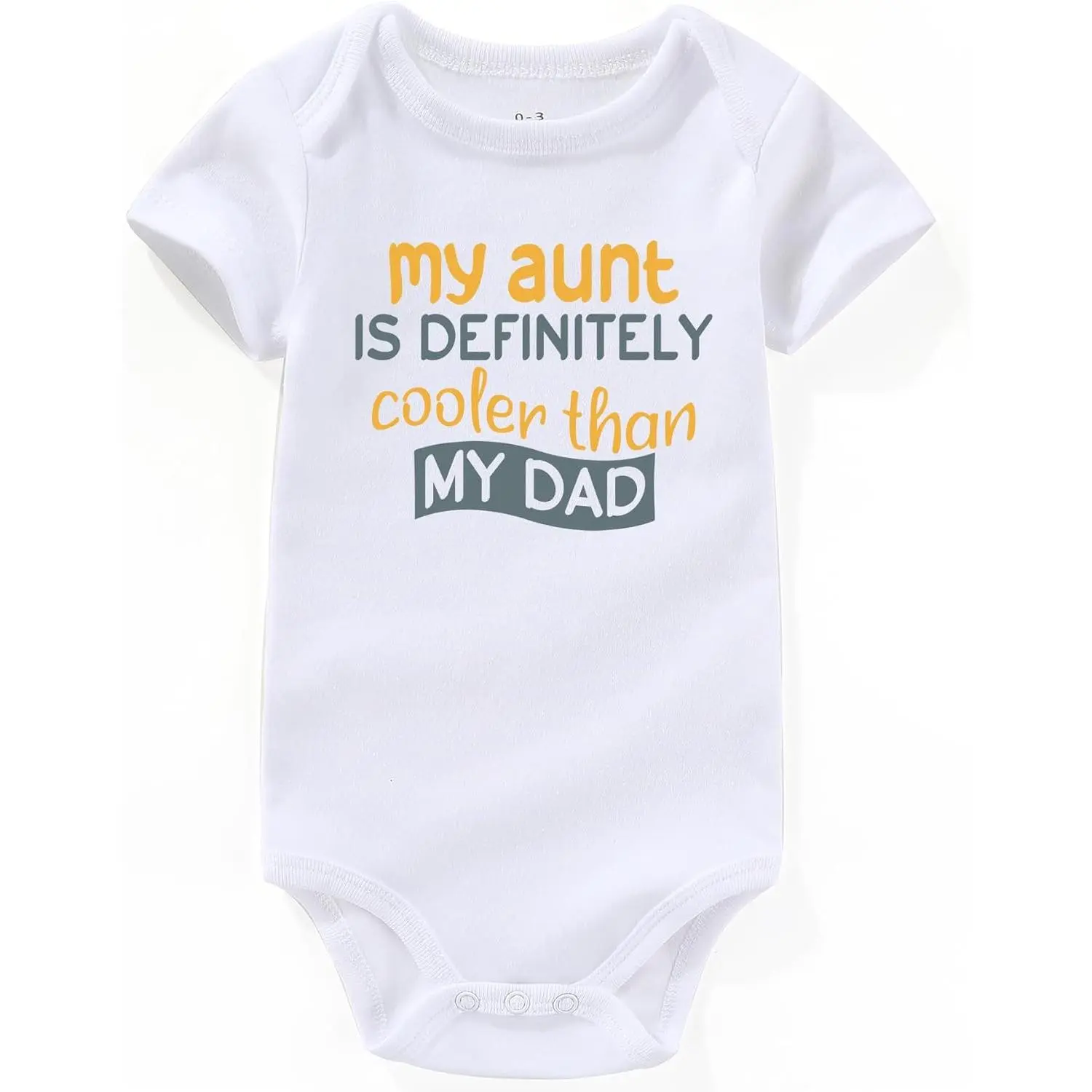 Aunt Is Cooler Than My Dad Baby Clothes Aunties Bestie Girl Outfits Boy Bodysuits