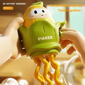 1pc Demonic Dancing Corn Toy, Wind-Up Twisting, No Battery Needed, 2 Ways to Play, Novel Prank Fun Toy, Suitable for Daily Play/Birthday Gift/Holiday Present