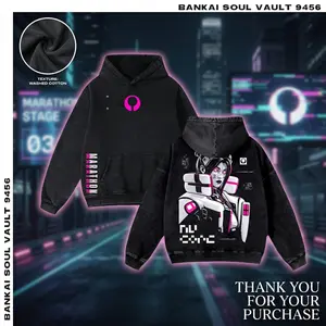 Thief Marathon Game Series Graphic Crewneck T-Shirt, Double-Sided Cyberpunk Game Tee, Hoodie Tank Top Sweatshirt Washed Cotton Unisex Streetwear Manswear gaming