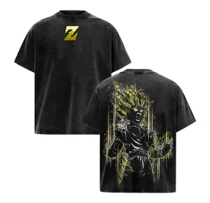 Gohan Super Saiyan 2 Washed Tee Streetwear Tee Hoodie “Teen Rage — A Lightning Storm That Changed the Entire Battlefield” — For Action Fans, For Gift Drops That Pulse With Legendary Strength