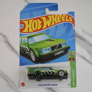 Volvo 240 Drift Wagon Green Hot Wheels Slammed