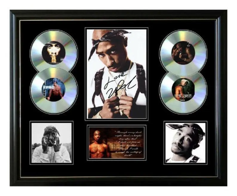 Tupac Shakur 2Pac Photo Signed Limited Edition Memorabilia Poster Print Unframed