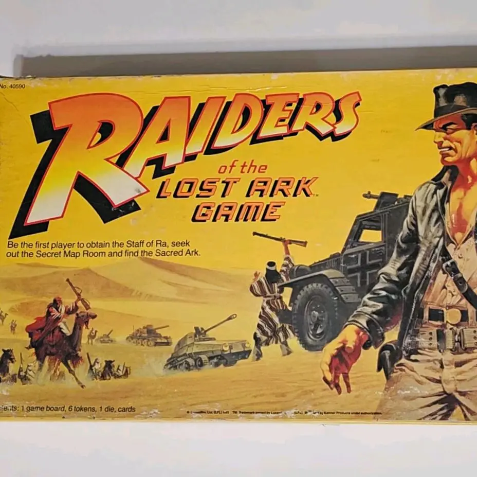Vintage 1981 Raiders of the Lost Ark Board Game By Kenner