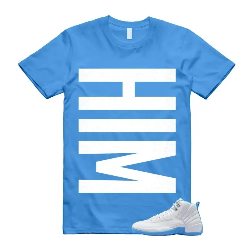 Shirt to match Melo 12 Sneaker, Melo 12 Outfit Shirt, Unisex Graphic T shirt Blue, 100% Cotton, Gift for Sneaker Lovers