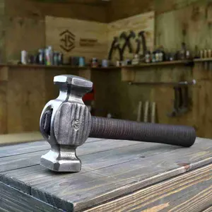 Square Circle Rounding Hammer for blacksmithing