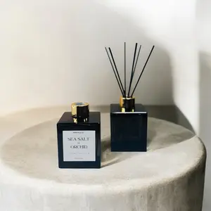 Home Fragrance Reed Diffuser, Sea Salt-Orchid Scented Oil Diffuser for Home Care Supplies