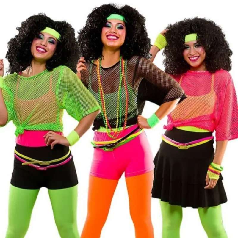 open lace back dress Amazon.com: 9 Piece 80s Pop Party Diva Teen Costume Accessories Set 7-16  Years (Rainbow, 7-8 Years) : Clothing, Shoes & Jewelry main image 1