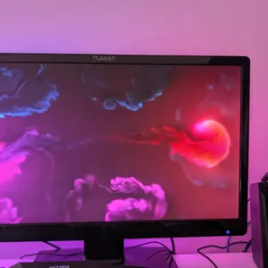 RGBIC LED Gaming Strip – Smart App Control, Music Sync, USB-Powered for PC Monitors