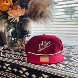 Vintage Dr Pepper Logo Rope Hat - Stylish Unisex Cap