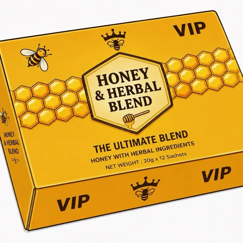 Honey & Herbal Blend – 12 Sachets Honey & Herbal Blend – 12 Sachets