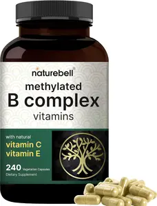 Methylated Vitamin B Complex 120 Ct Capsules Daily Wellness