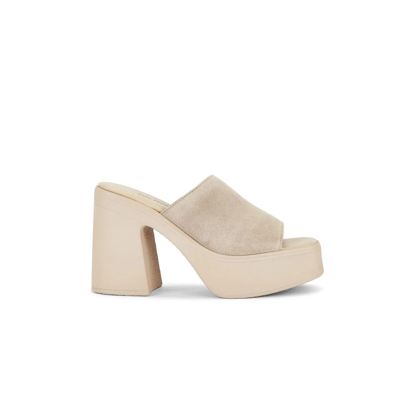 Free People Zoe Platform Sandal In Diamond Suede