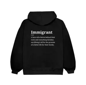 Vintage Immigrant Hoodie | Abolish ICE Hoodie | Immigrant Human Rights Hoodie | Native Hoodies