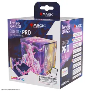 Gamegenic Magic: The Gathering Lorwyn Eclipsed Sidekick PRO 100+XL - Morcants Loyalist/Dawnhand Eulogist Design, Convertible Deck Box, Holds 100+ Double-Sleeved Cards, Sideloading Commander Display