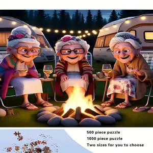 S&H 500/1000 Pieces Adult Puzzle, High Quality, Stress Relief Fun Family Game, Suitable for Birthdays, Christmas, Halloween, Best Gift, Deeply Loved by Puzzle Enthusiasts