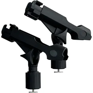 2 Pack Fishing Rod Holder with Track Mount Universal T-Shaped Screw Mounted on Rail for Kayak, Canoe, Fishing Boat