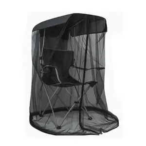 Outdoor Camping Chair Mosquito Net，Chair Tent with Zipper Opening Mesh C Hair Tent, Protective UV-Resistant Shield Canopy Cover, Compact Sun Shade for Backpacking, Hiking, Garden, Outside, Backyard, Fishing