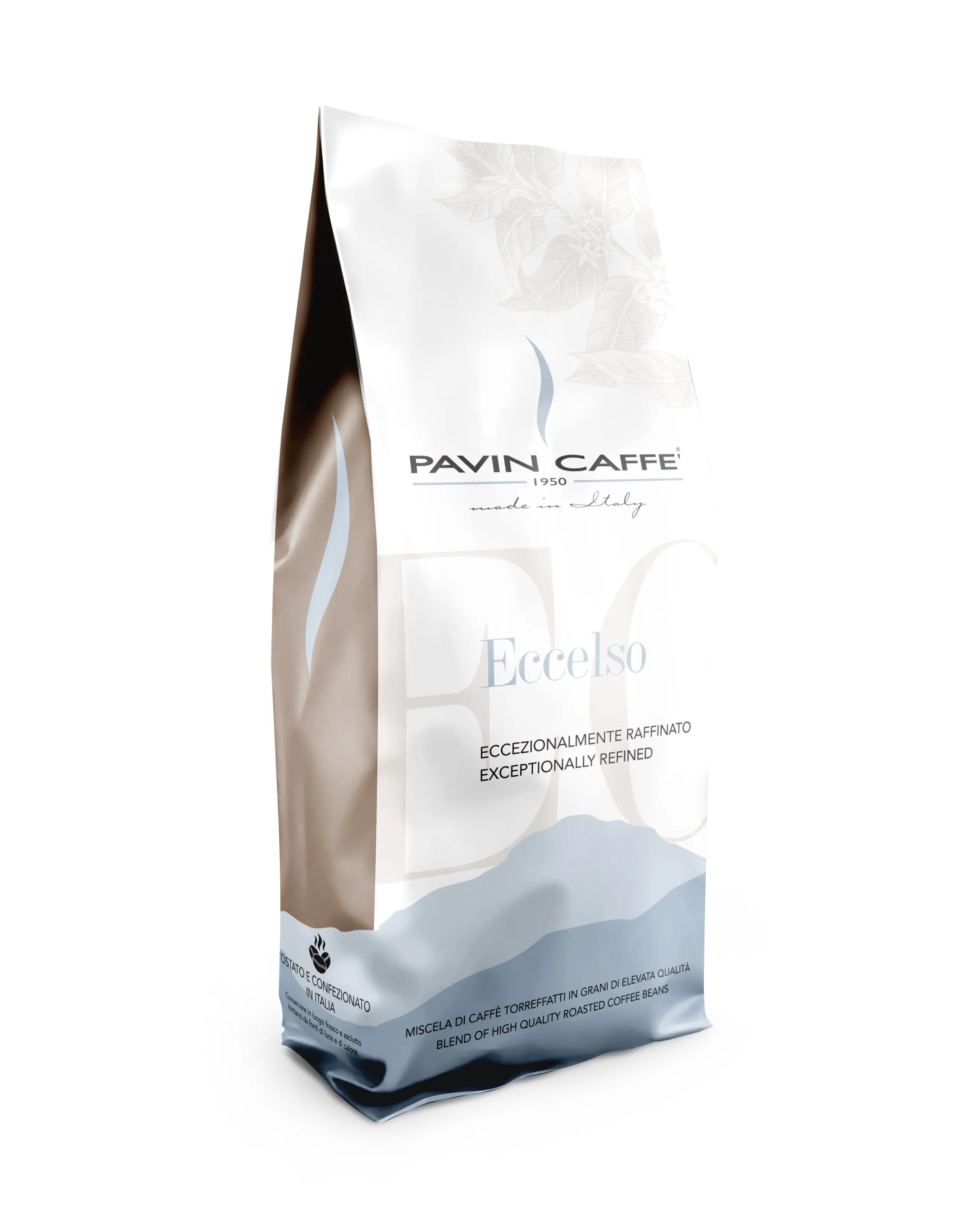 Italian Coffee Beans 1kg Eccelso | Medium Roast Whole Bean Arabica | For Espresso, Moka Pot & French Press | Pavin Caffè