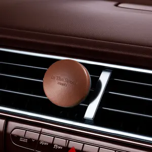 Elegant Leather Car Perfume Clip - Car AirFreshener, Stylish Tabletop Decoration,Unique Gift ldea