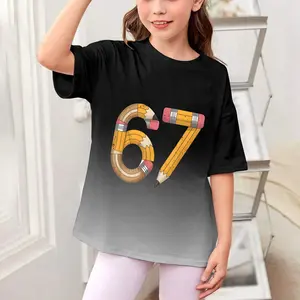 Funny 67 School Meme Trend Design for Students and Teachers T-Shirt
