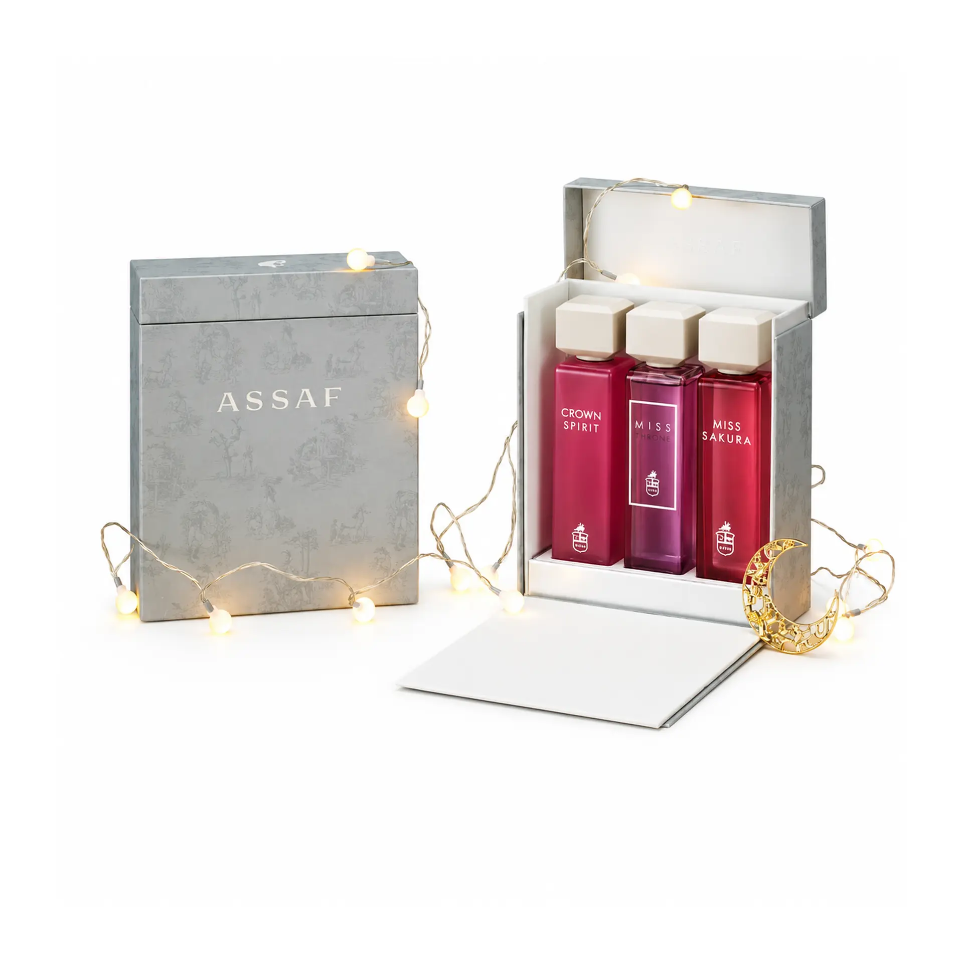 Assaf Miss Gift Set - Miss Flora, Crown Spirit & Miss Sakura 200ml