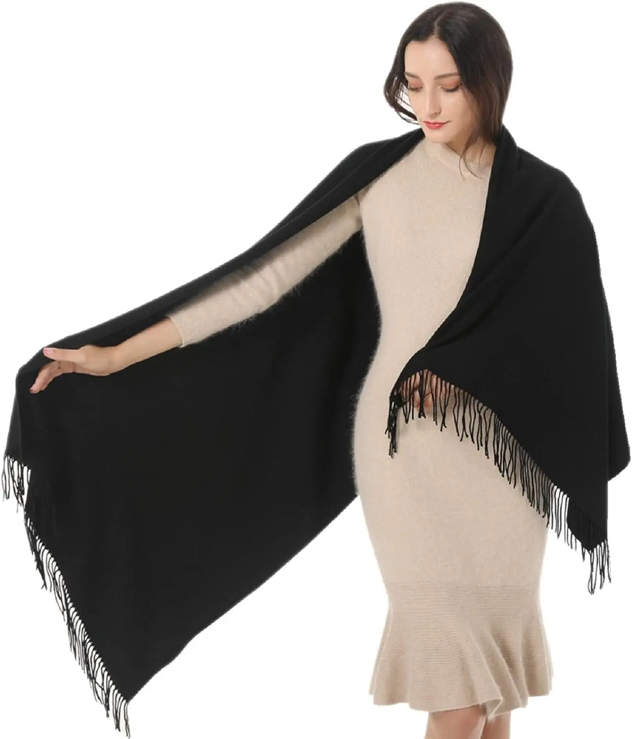 Womens Scarf Pashmina Shawls and Wraps for Evening Dress Wedding Bridesmaid Gift TwoYek