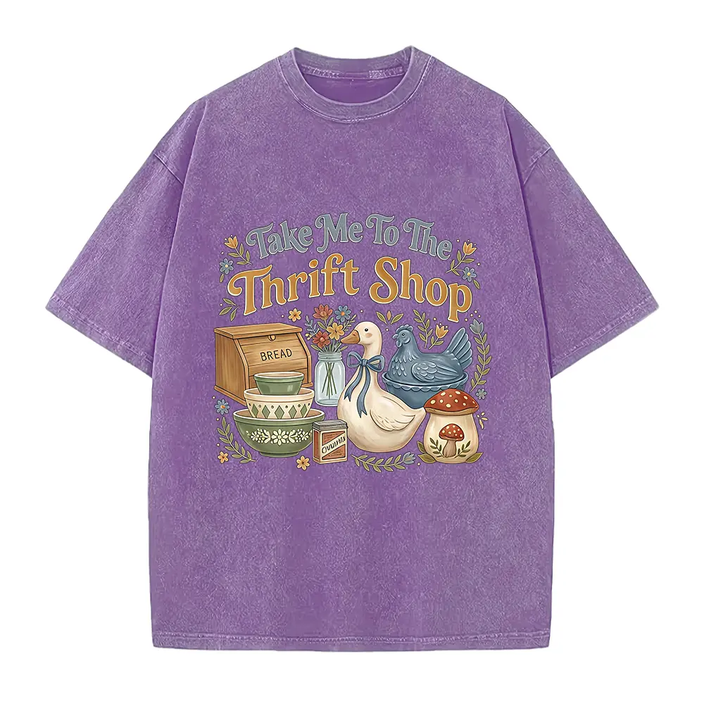 Thrifting Shirt Take Me To The Thrift Shop Tee, Sustainable Fashion Sweatshirt, Cottagecore Crewneck, Gift For Thrifter