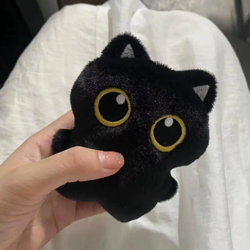 Cat Design Plush Toy, 1 Count Cute Cat Plush Keychain, Super Soft Cuddly Cat Stuffed Animal, Kawaii Plushies, Perfect for Teenager Birthday Gift, Stuffed Animal Gifts