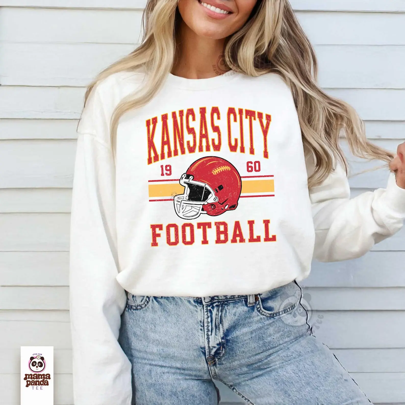 Kansas City Baseball Game Day Graphic Sweatshirt, Retro Royal Game Day Baseball Sweatshirts for Fans