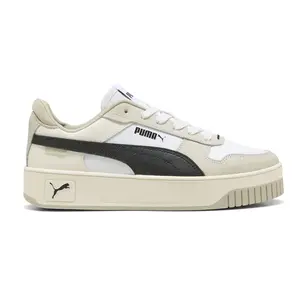 PUMA Womens Carina Street Platform Sneakers Shoes Casual - Off White