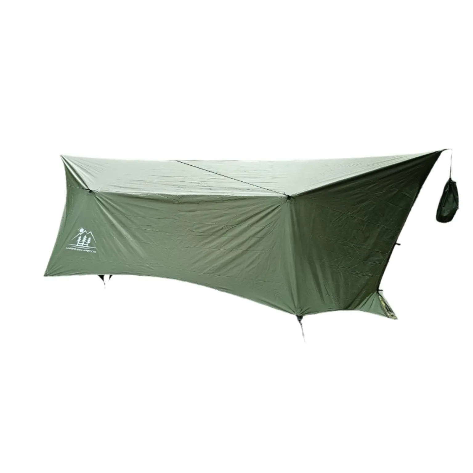Hideaway Tarp + WideArc Pole Mod Bundle – Roomier, Storm-Ready Hammock Shelter