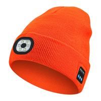 M1-BL10Six-light Bluetooth light cap-Bright orange