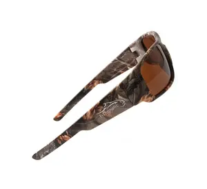 Fishoholic CAMO-Amb Sunglasses - UV400 Polarized Sunglasses w' Case & Pouch