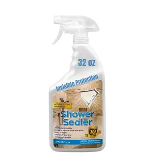 Stone and Grout Penetrating Shower Sealer. Marble, Granite Travertine, Limestone. Protects Making Them Easy to Clean. Works Also  Grout in Tile, Ceramic, and Porcelain. 1-Quart