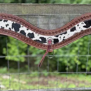 Genuine Hair On Tripping Style Western Breast Collar Horse Size