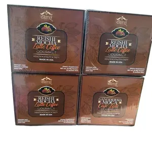 Beverly Ganoderma Mocha Café Latte Gourmet - Instant Hot Mocha Coffee Mix with Ganoderma Lucidum Extract Made in USA 15 Individually Wrapped Sachets