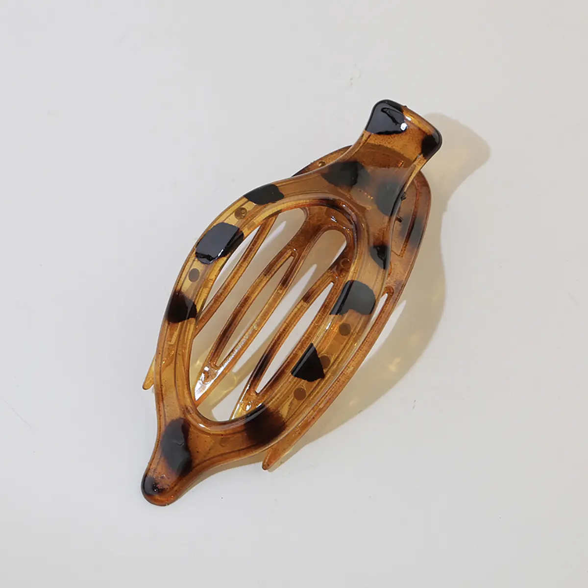 #5 shiny yellow leopard print [pointed d