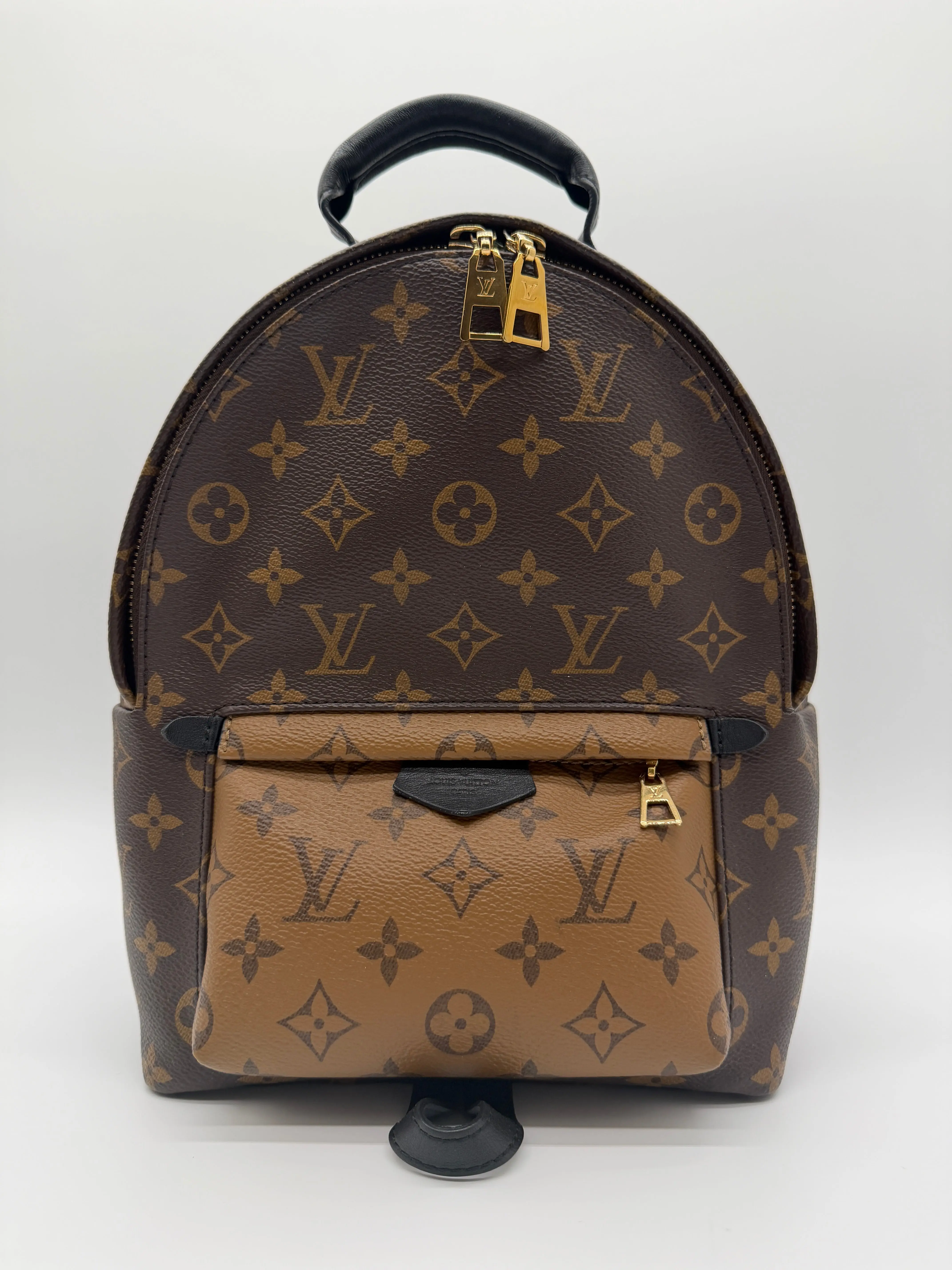 Pre-owned Louis Vuitton leather Backpacks Palm Springs PM Reverse Monogram Backpack
